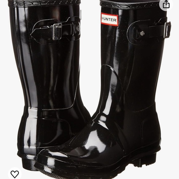 Hunter short gloss rain boot - Picture 1 of 6